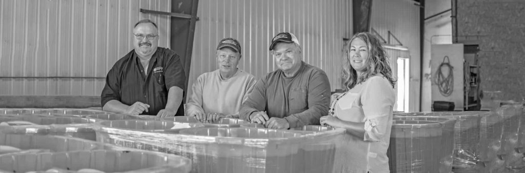 Employees at PFT Prairie Feed & Trucking in Milford, IA.